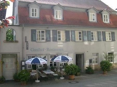 Gasthof Blauer Bock 슈바비슈할 외부 사진
